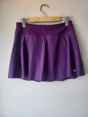 Sweaty Betty Purple Flared Running Tennis Skirt